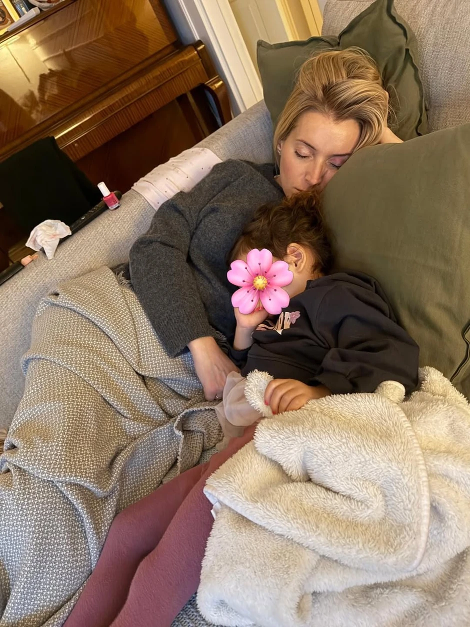 Anđelka Prpić sa porodicom