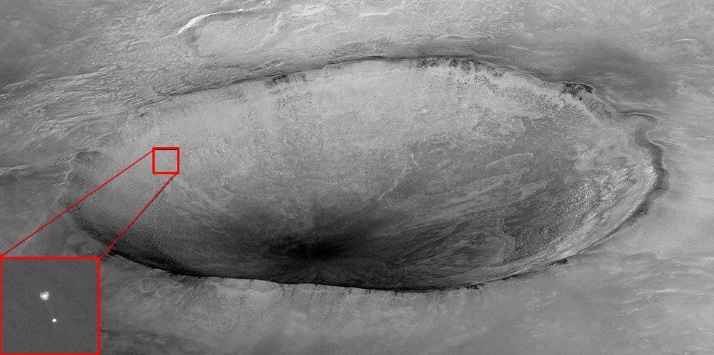 Tu dokładnie wylądowała sonda