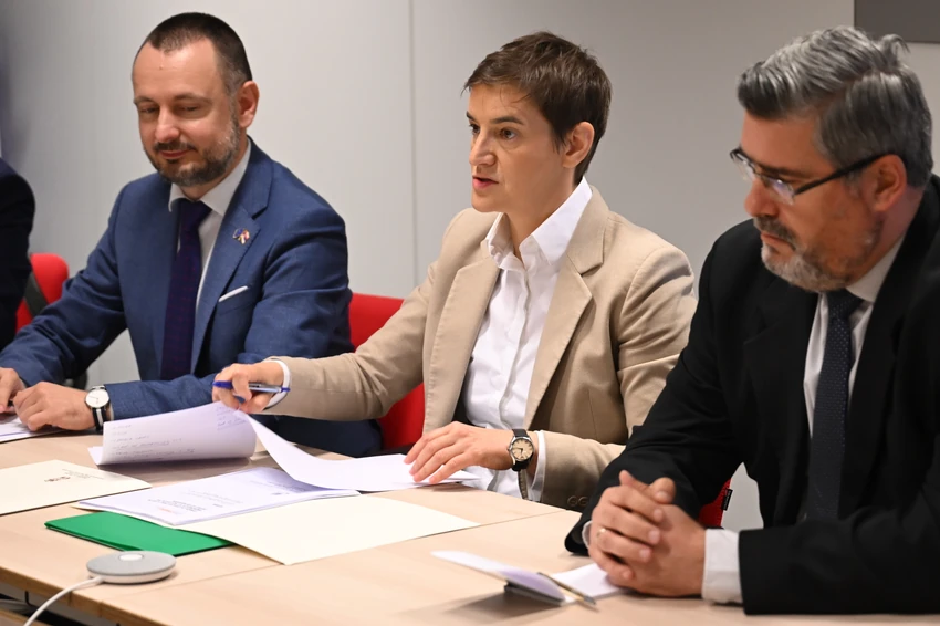 Ana Brnabić i Gert Jan Kopman sastanak