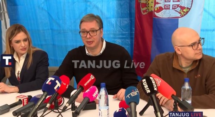 Vučić iz u Pionirskom parku