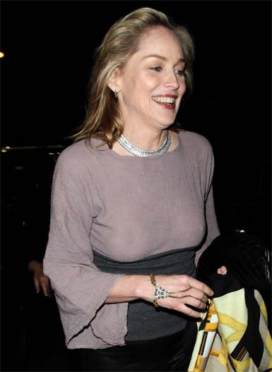 Sharon Stone nie lubi stanika