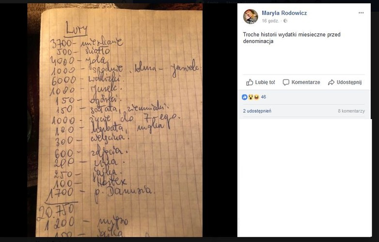 lista wydatków Maryli Rodowicz