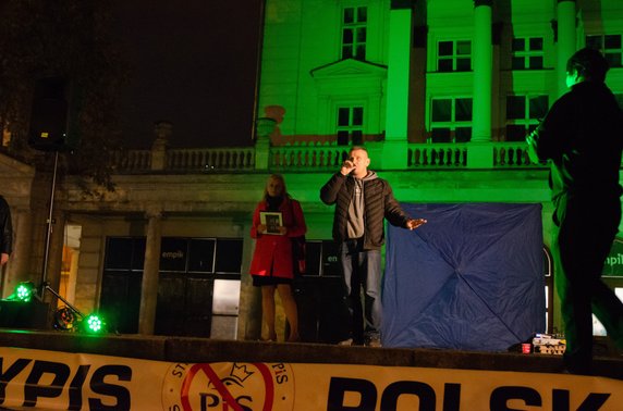 Manifestacja na placu Wolności w Poznaniu, fot. Bartosz Garba