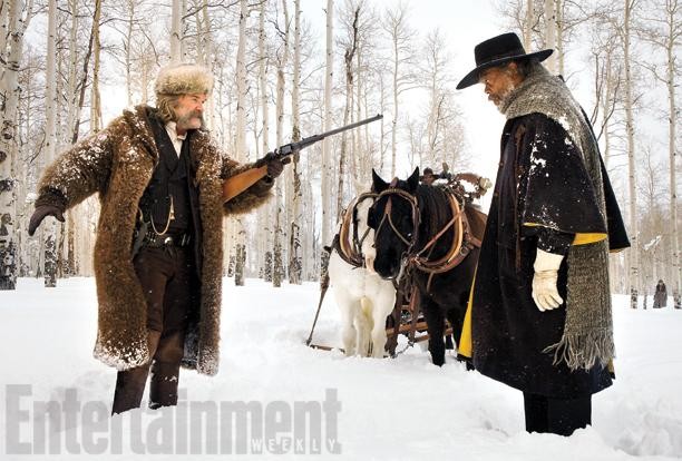 Kurt Russell i Samuel L. Jackson w filmie 'Hateful Eight'
