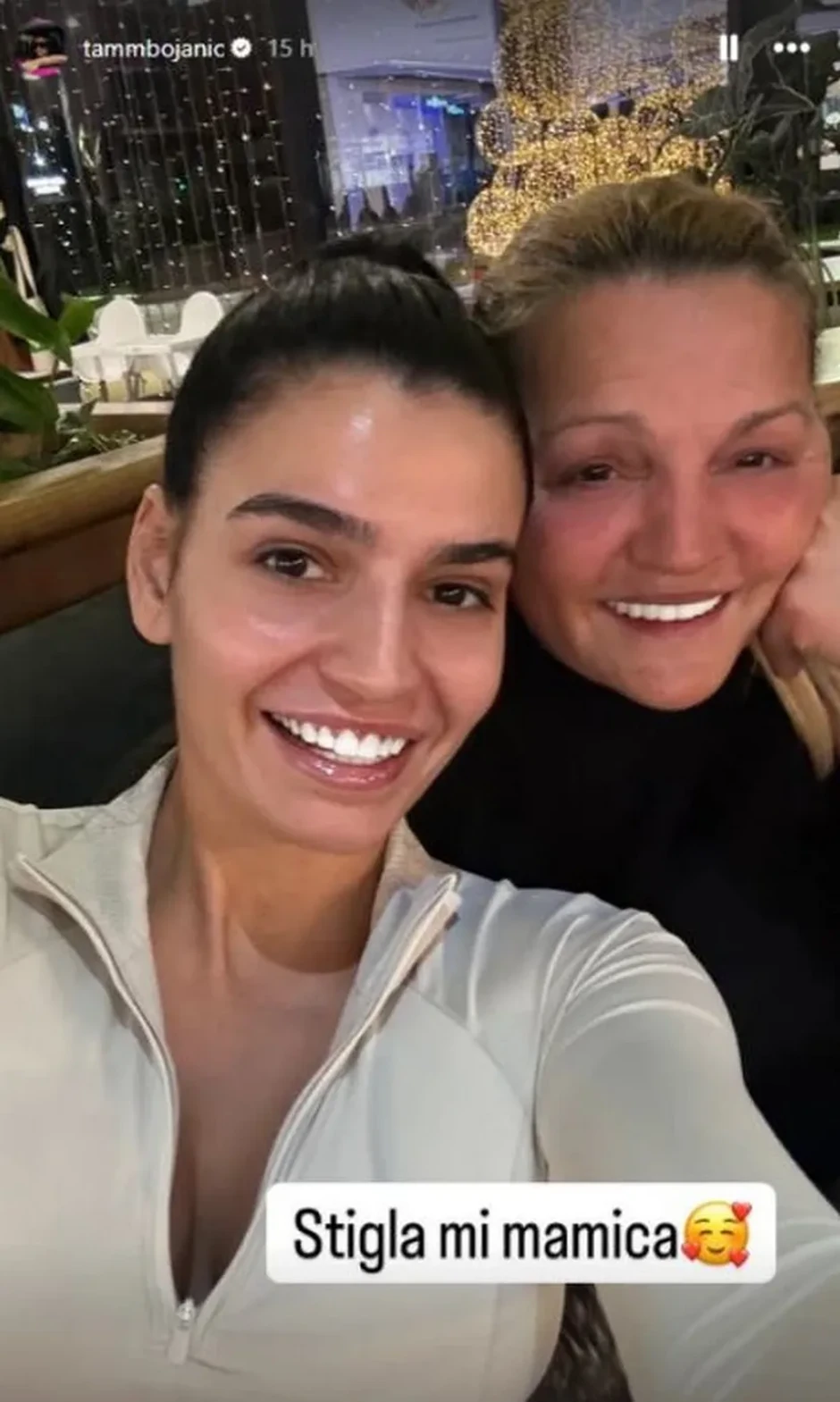 Tamara Bojanić sa majkom