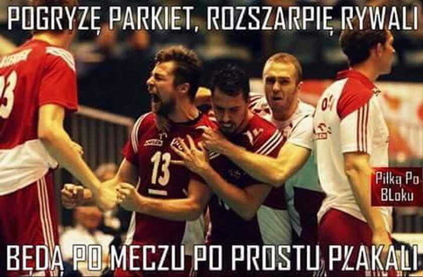 Memy po triumfie w meczu siatkarzy Niemcy - Polska 2:3