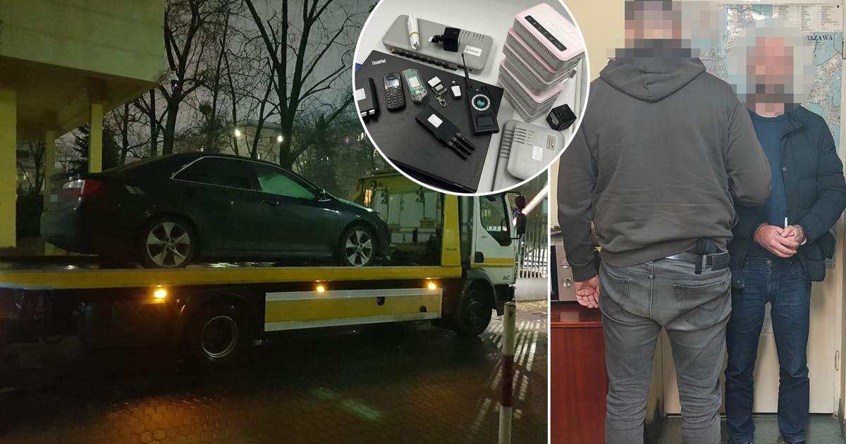 Szpiegowski trop w centrum Warszawy. Auto cudzoziemców pełne dziwnej elektroniki