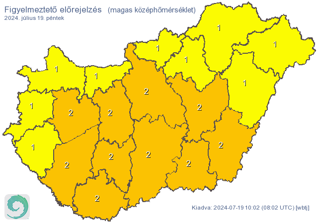 Ma még tombol a hőség, jövő héten azonban enyhül az  /Fotó: met.hu