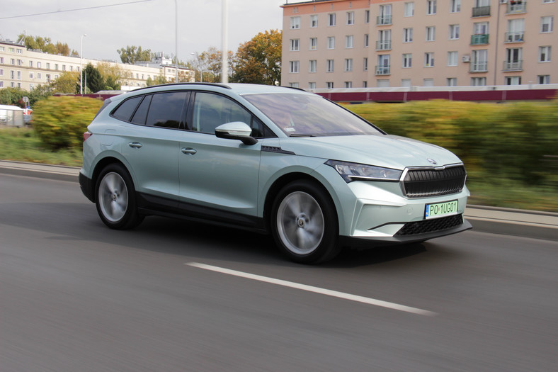 Skoda Enyaq iV80 - zasięg na autostradzie 318 km