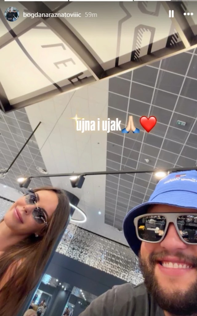 Veljko i Bogdana na putu za Španiju