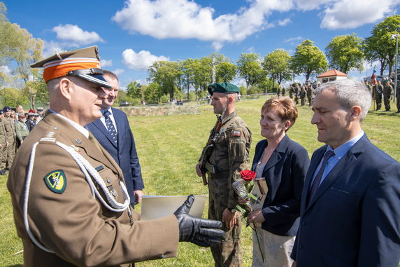 Uroczystość złożenia przysięgi wojskowej. Fot. Radosław Dominowski