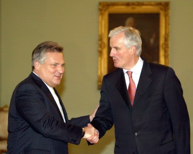 POLAND-FRANCE-BARNIER-KWASNIEWSKI