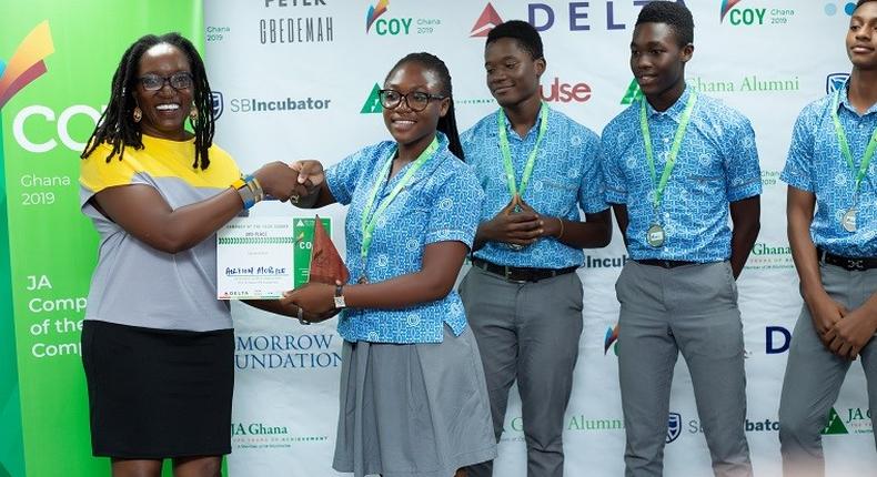 11 High School businesses compete at 2019 JA Ghana Company of the year competition