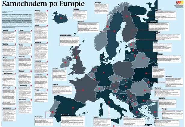 Wybierasz się autem za granicę? Oto przewodnik po prawie o ruchu drogowym w Europie