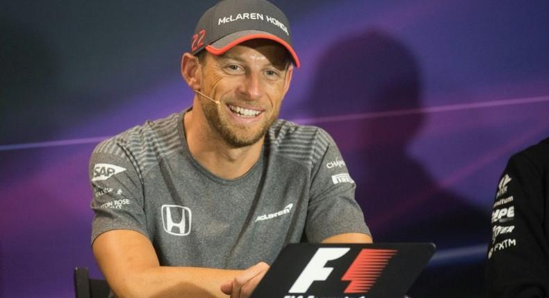 Britain's Jenson Button speaks at a press conference four days ahead of the Monaco Formula One Grand Prix on May 24, 2017