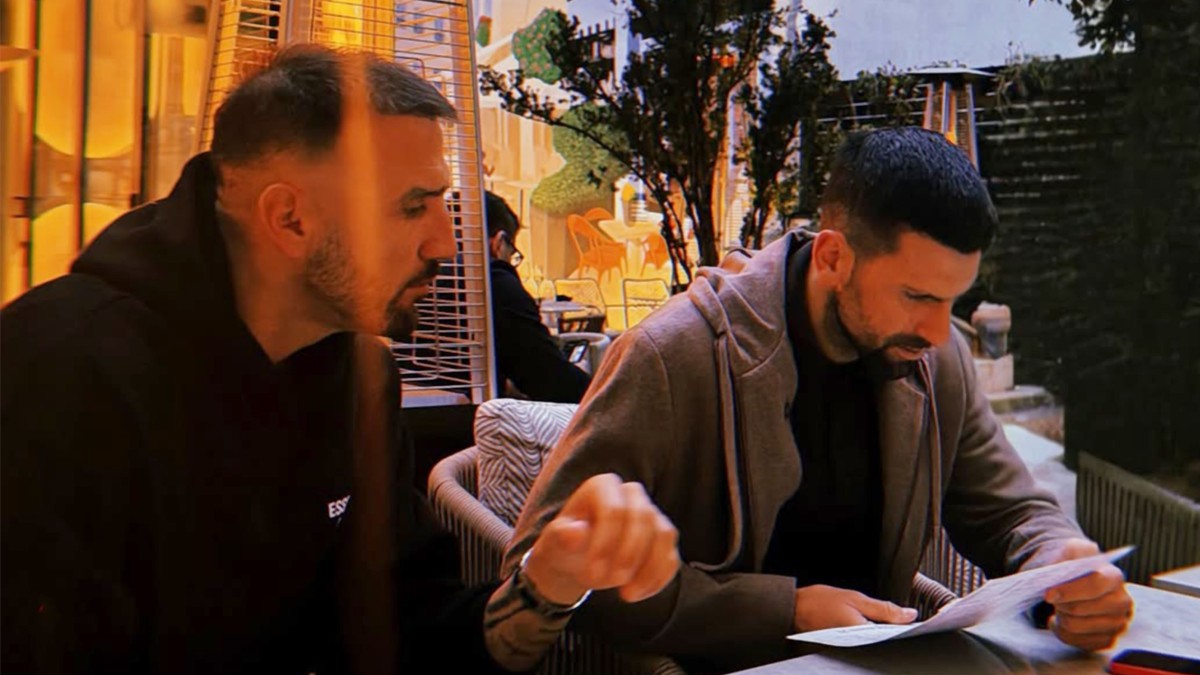 Tadija Dragićević i Novak Đoković