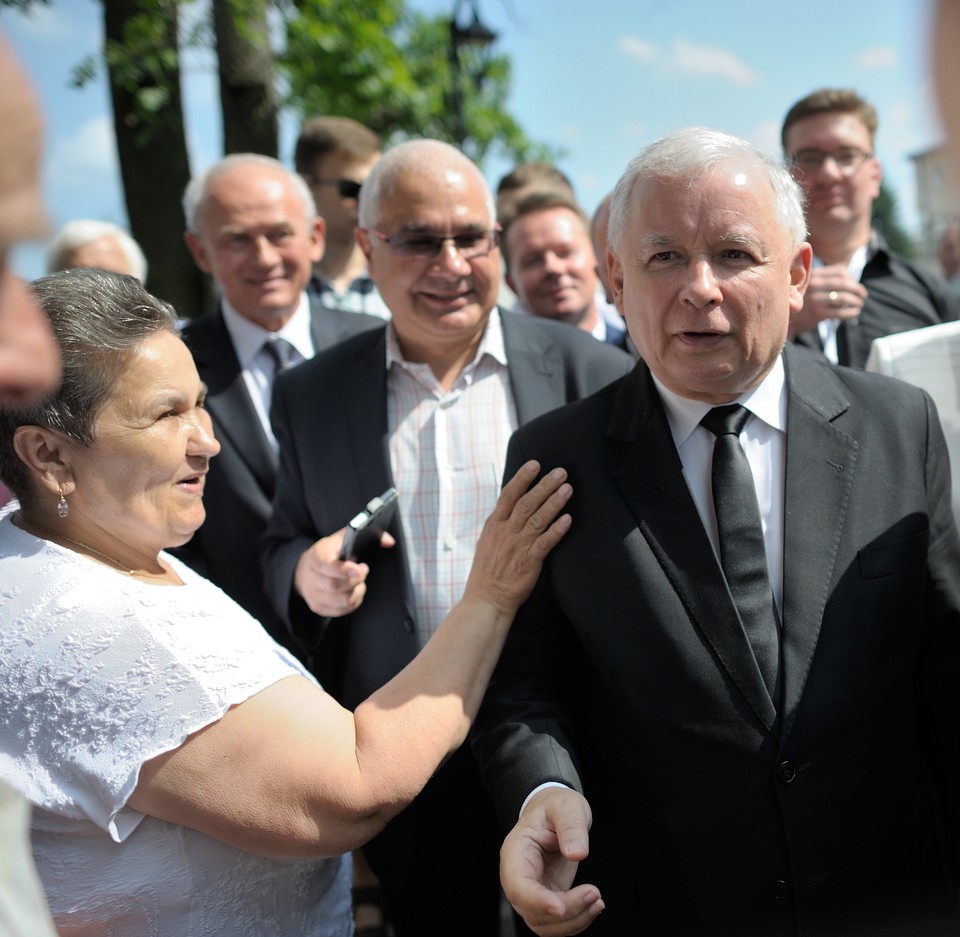 MIŃSK MAZ. POPIERSIE LECHA KACZYŃSKIEGO ODSŁONIĘCIE (Jarosław Kaczyński)