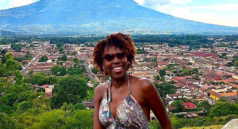 Tanya Taylor traveling in Antigua, Guatemala.