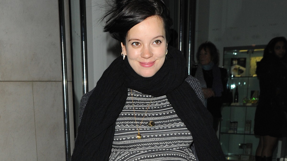 Lily Allen lada dzień urodzi dziecko