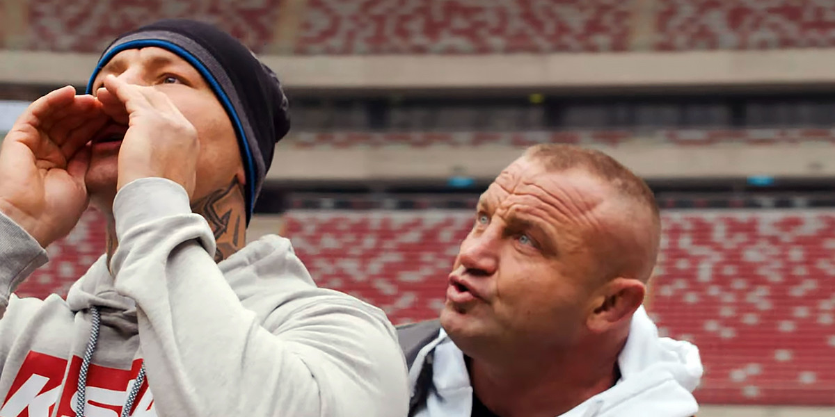 Artur Szpilka i Mariusz Pudzianowski.