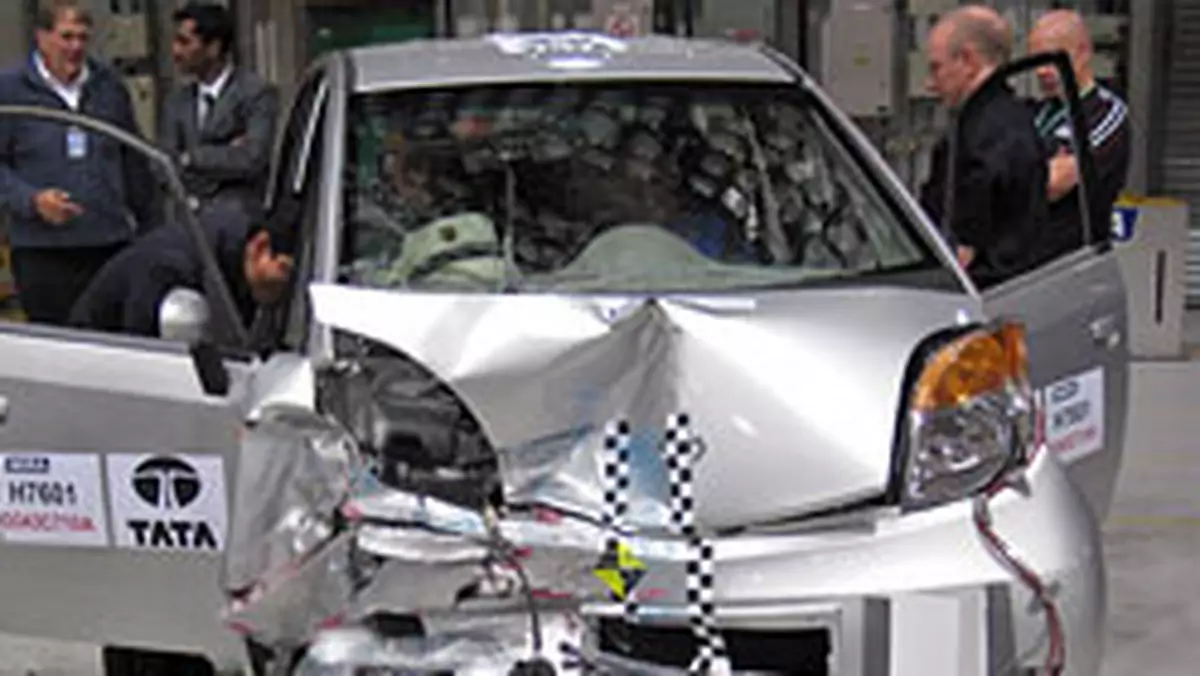 Tata Nano przeszedł pierwszy europejski crash test