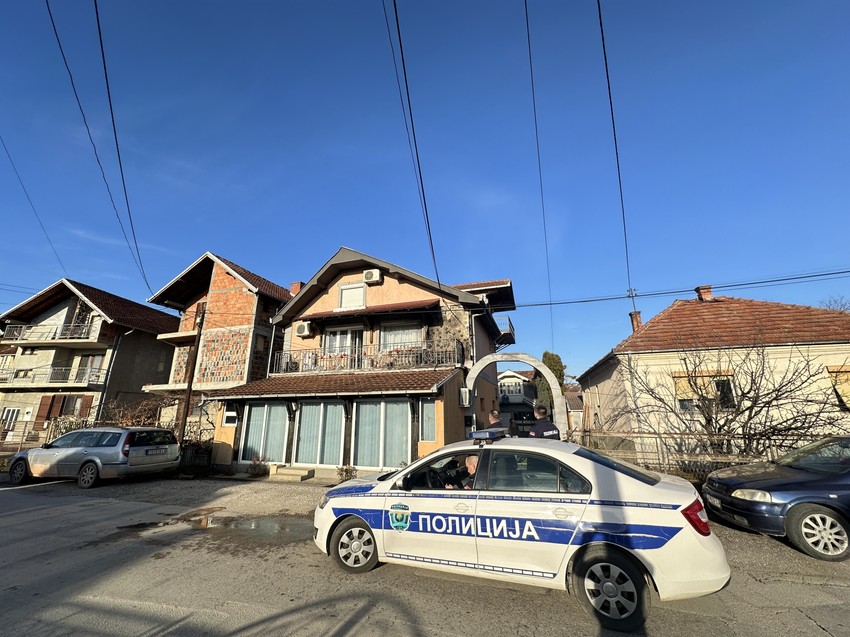 Požar u čačanskom naselju Suvi Breg