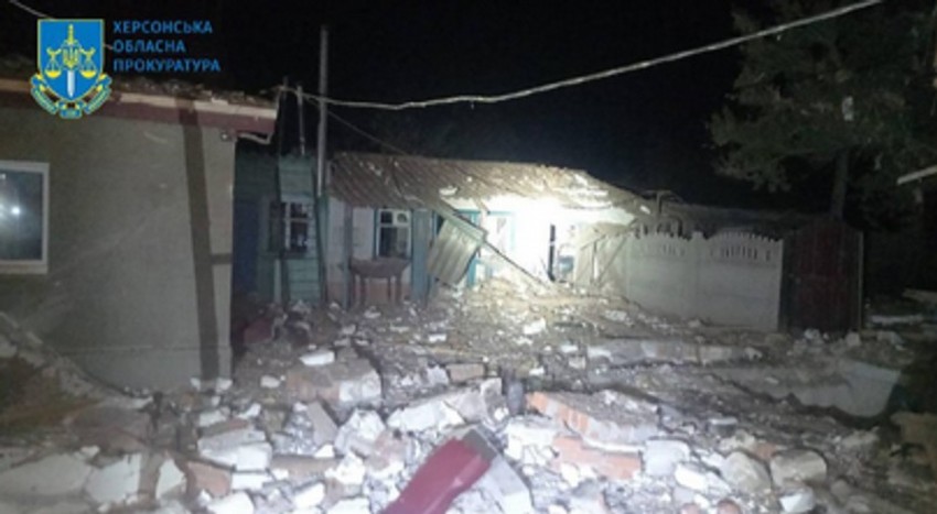 Napad na selo Novodmitrovka u oblasti Herson