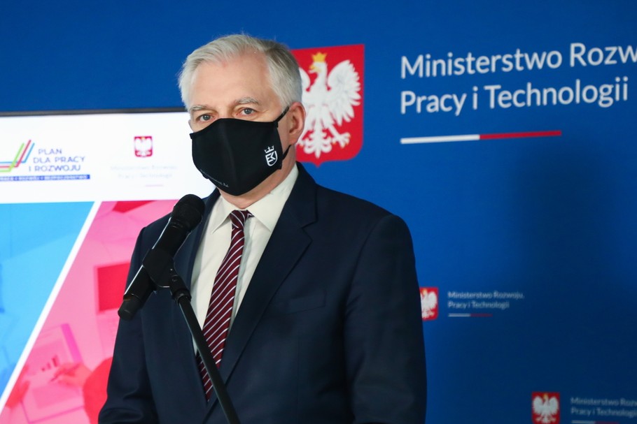 22 marca 2021 r. Ministerstwo Rozwoju, Pracy i Technologii opublikowało projekt ustawy o fundacji rodzinnej. N/z szef resortu RPiT, wicepremier Jarosław Gowin