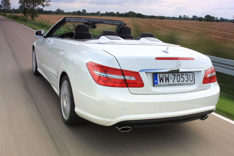 Mercedes E 350 CDI Cabrio z miękkim dachem