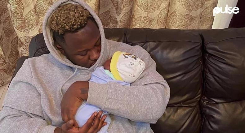 Medikal & Fella welcome baby Island