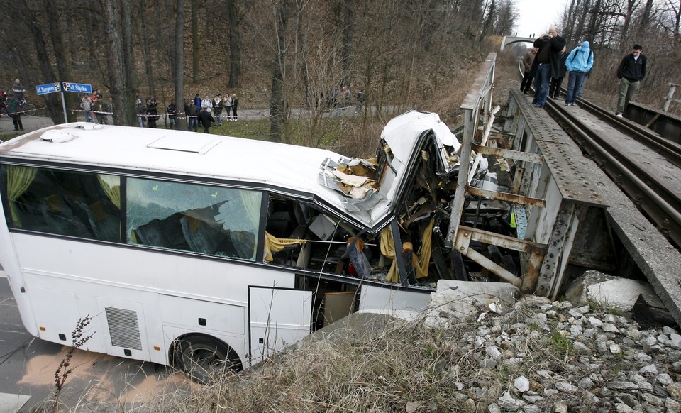 Wypadek autokaru z dziećmi - Wiadomości
