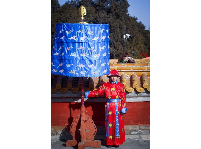 Uroczystości rozpoczęcia Roku Smoka w Świątyni Ziemi w Pekinie