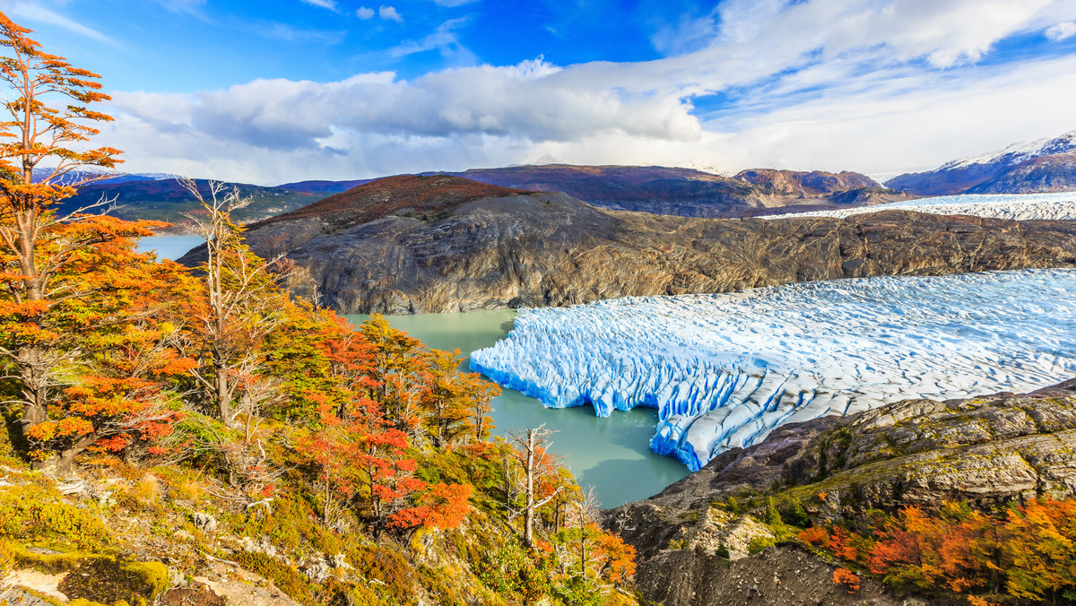 Lodowiec Grey, Park Narodowy Torres del Paine, chile