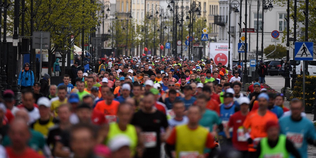 Zasłabł podczas maratonu w Warszawie. Nie udało się go uratować