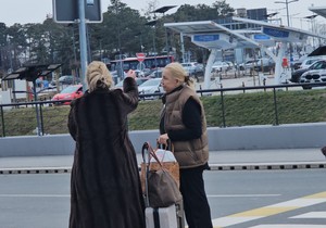 Vesna Zmijanac na aerodromu
