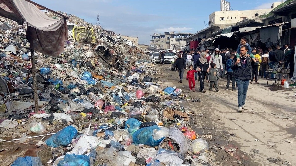 Gomilanje otpada i krša dovelo je do razmnožavanja miševa i pacova, kaže palestinsko Ministarstvo zdravlja | Foto: BBC