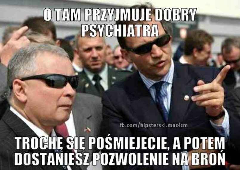 Radosław Sikorski pochwalił się, że był u psychiatry. Ponoć kontaktem do dobrego specjalisty, podzielił się z prezesem PiS