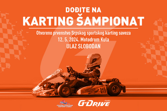 DOŽIVITE G-DRIVE #TAKOMOĆNO KARTING ISKUSTVO - Čekamo te na drugoj trci karting šampionata!