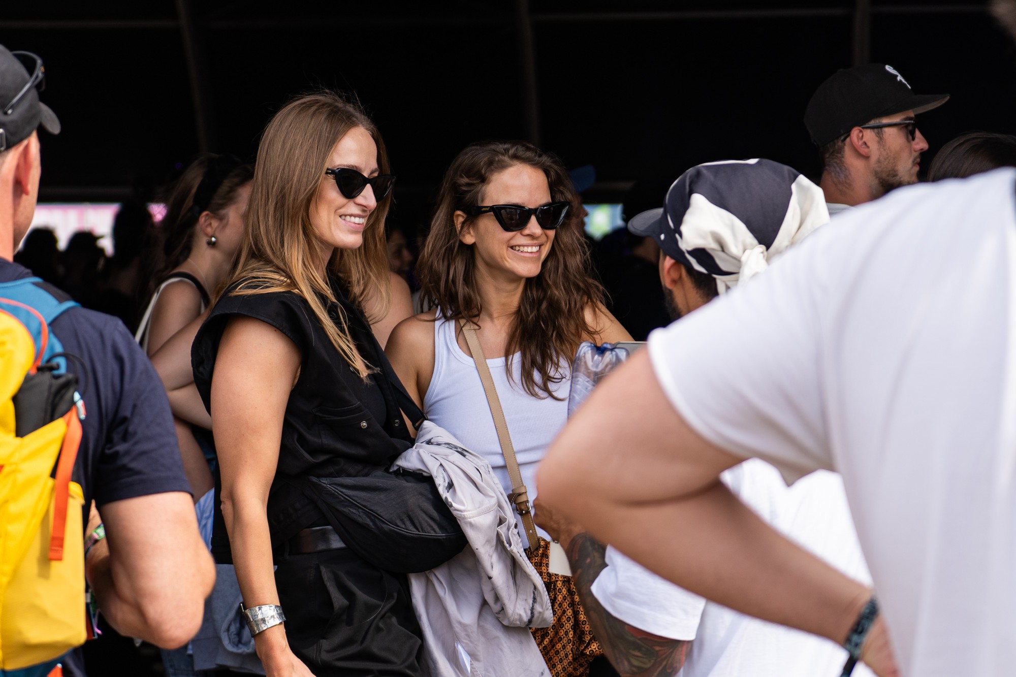 Herečka Kristína Svarinská na festivale Pohoda. 