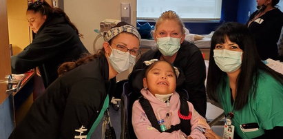 4-letnia dziewczynka opuściła szpital po prawie rocznej walce z COVID-19