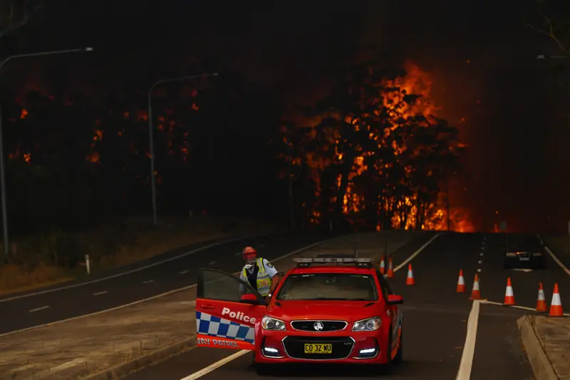 Ewakuacja niektórych miejscowości jest utrudniona / fot. Sam Mooy/Getty Images