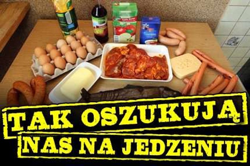 Tak oszukują nas na jedzeniu!