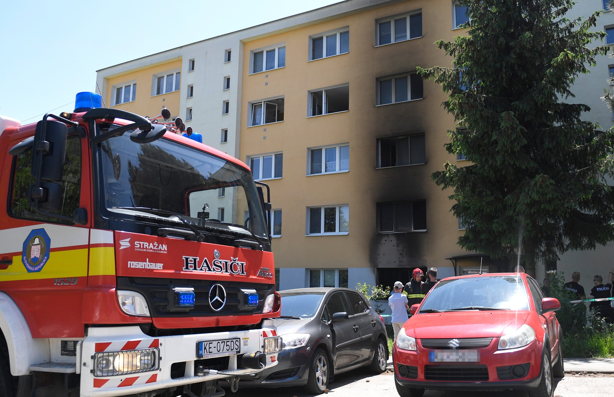 Tragický požiar bytu v Košiciach.