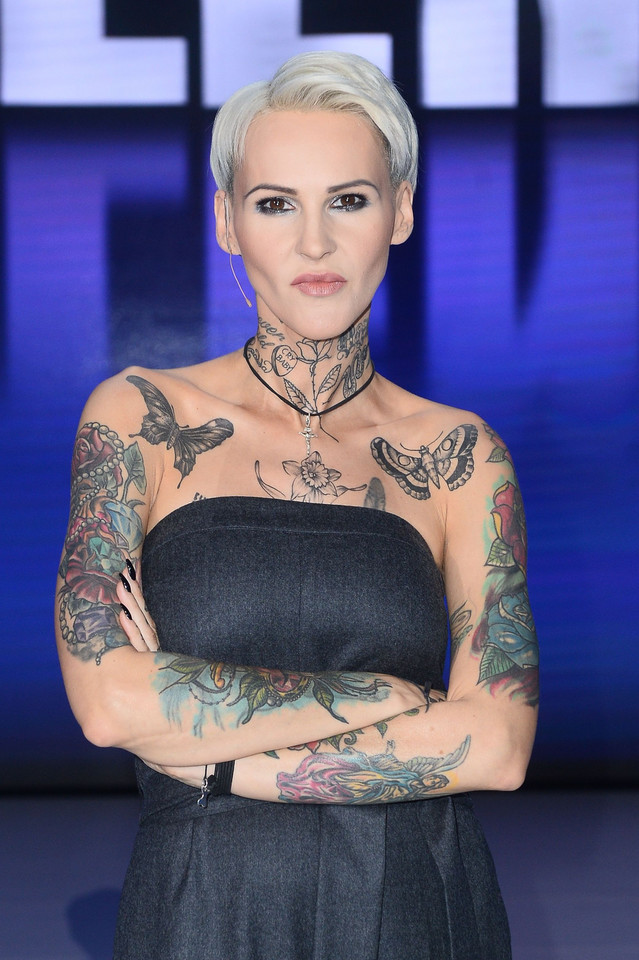 Agnieszka Chylińska jest cała w tatuażach