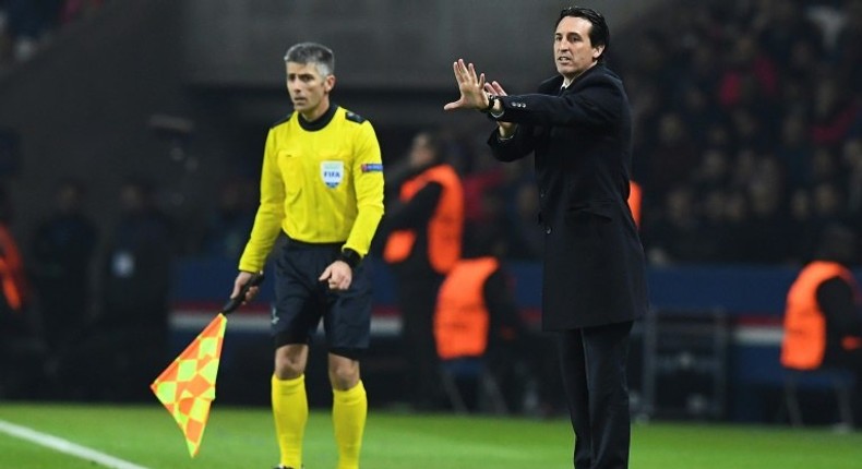 Paris Saint-Germain head coach Unai Emery is under pressure as the team falters in Ligue 1