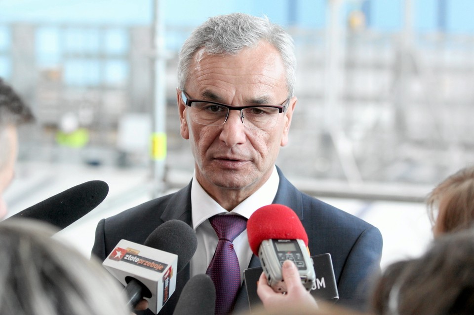 Ustępujący minister sportu Marek Biernat