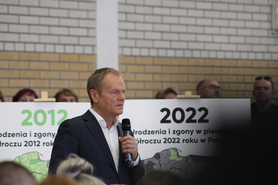 Donald Tusk w Kleosinie