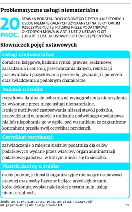 Problematyczne usługi niematerialne