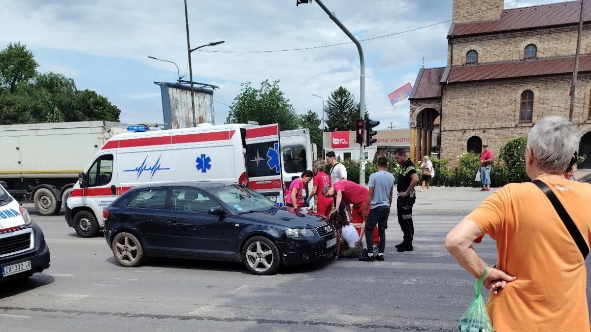 Oboren pešak u Zrenjaninu 