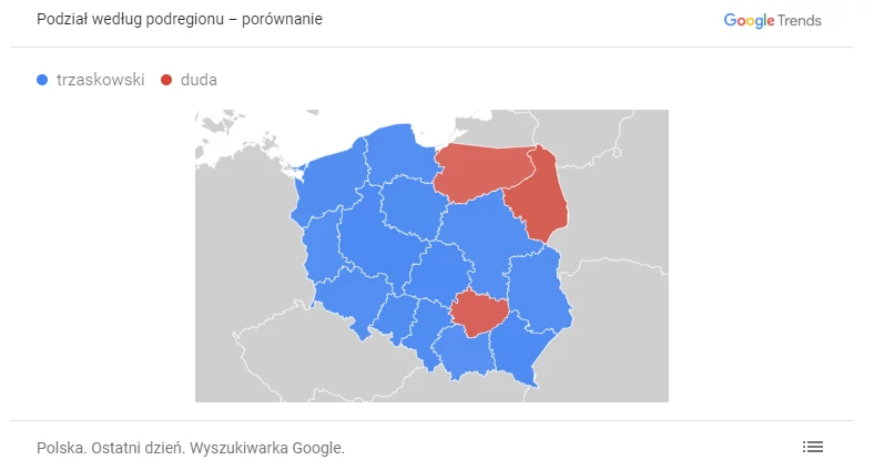 Pierwszy wykres - wersja interaktywna, stale aktualizowana. Drugi wykres - wersja statyczna z dni 6 i 7 lipca